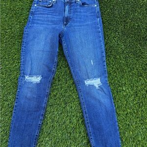 Rag & Bone  Women’s luxury Distressed Blue Skinny Jeans